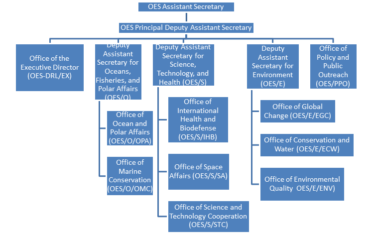 Bureau of OES organizational chart