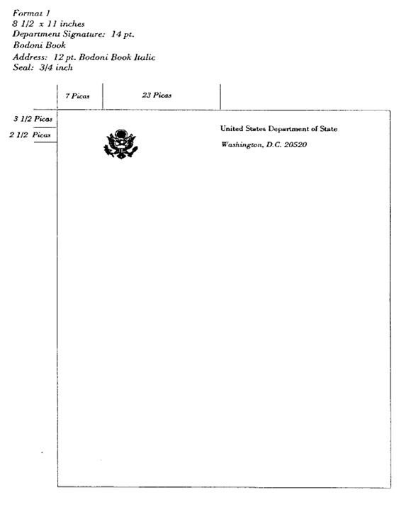 Title: State Department Letterhead - Description: State Department Letterhead
