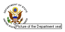 Picture of the seal of the Department of State in color.