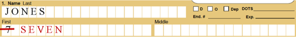 Crossing a number and adding the number in text in block one.