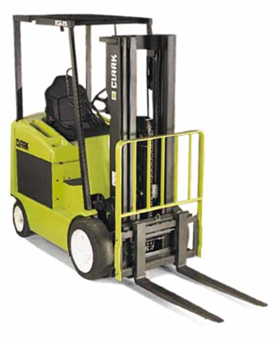 Title: 4,000-Pound Capacity Counterbalance Forklift Truck  - Description: 4,000-pound capacity counterbalance forklift truck 