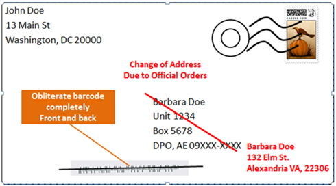 us postal service change address mail forwarding